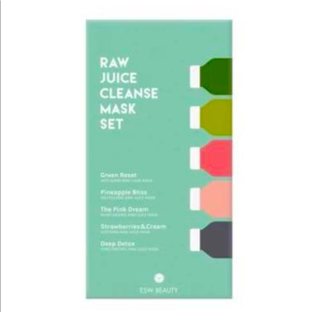 RAW JUICE CLEANSE FACE MASK SET - Picture 2 of 5